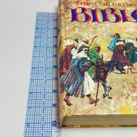 The Children's Bible Golden Press Illustrated Stories Vintage 1965 Hardcover - Picture 11 of 13